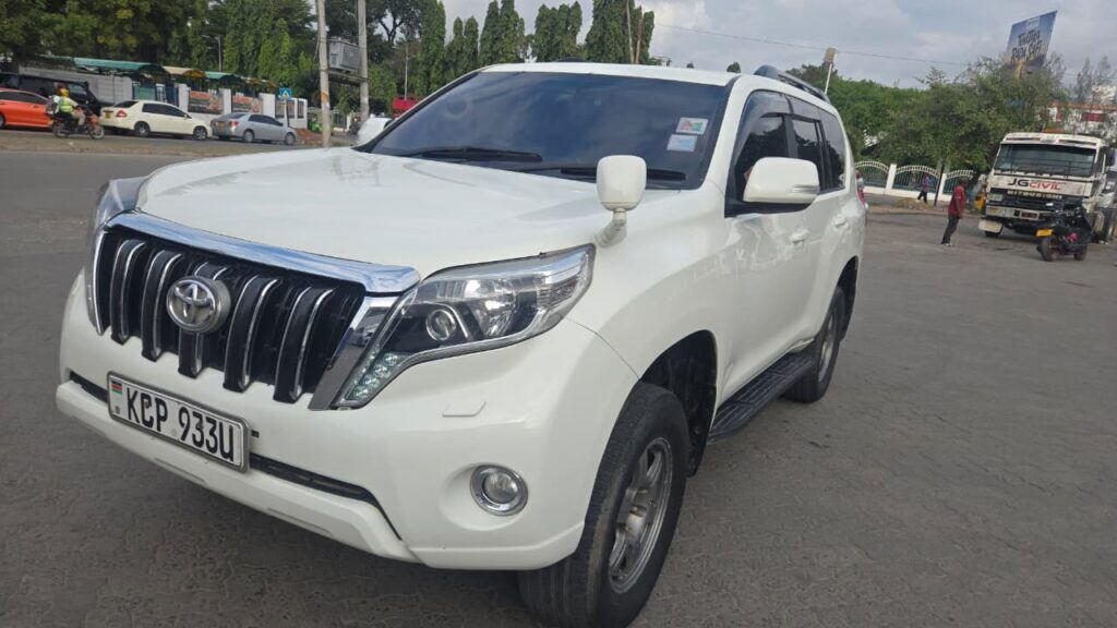 2011 Toyota Land Cruiser Prado TX – White, used car for sale at Carmart Mombasa