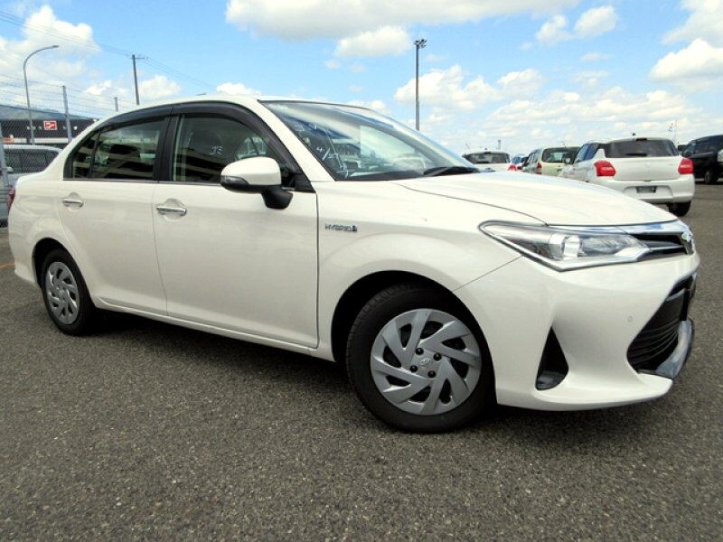 2019 Toyota Axio Hybrid G – Pearl White, used car for sale at Carmart Mombasa