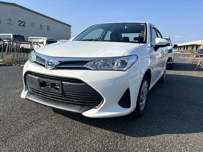 2021 Toyota Axio Hybrid EX – White, 2021 model, used car for sale at Carmart Mombasa