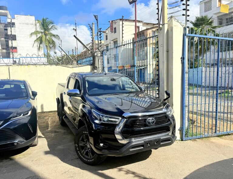 2020 Toyota Hilux Double Cab – Black, 2020 model, used car for sale at Carmart Mombasa
