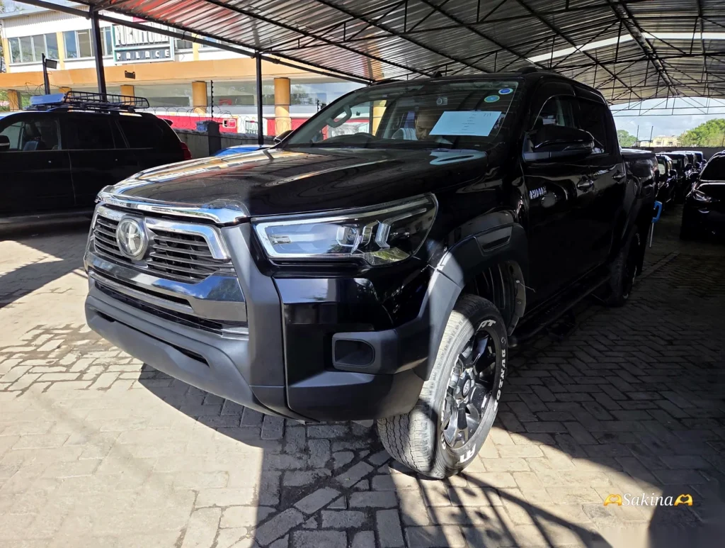 toyota hilux 2018 black z used car mombasa kenya front three quarter