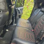 2015 Toyota Prado TX interior with black rear seats
