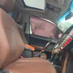 2017 Toyota Prado TX front interior with leather seats