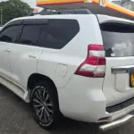 2017 Toyota Prado TX diesel rear side view at Carmart Mombasa